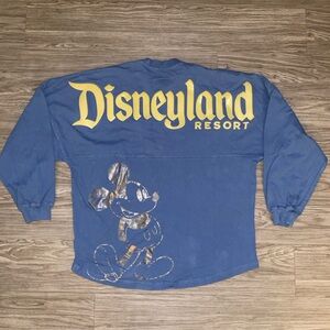 Disneyland Resort Mickey Mouse Spirit Jersey Long Sleeve Shirt Adult Size Medium